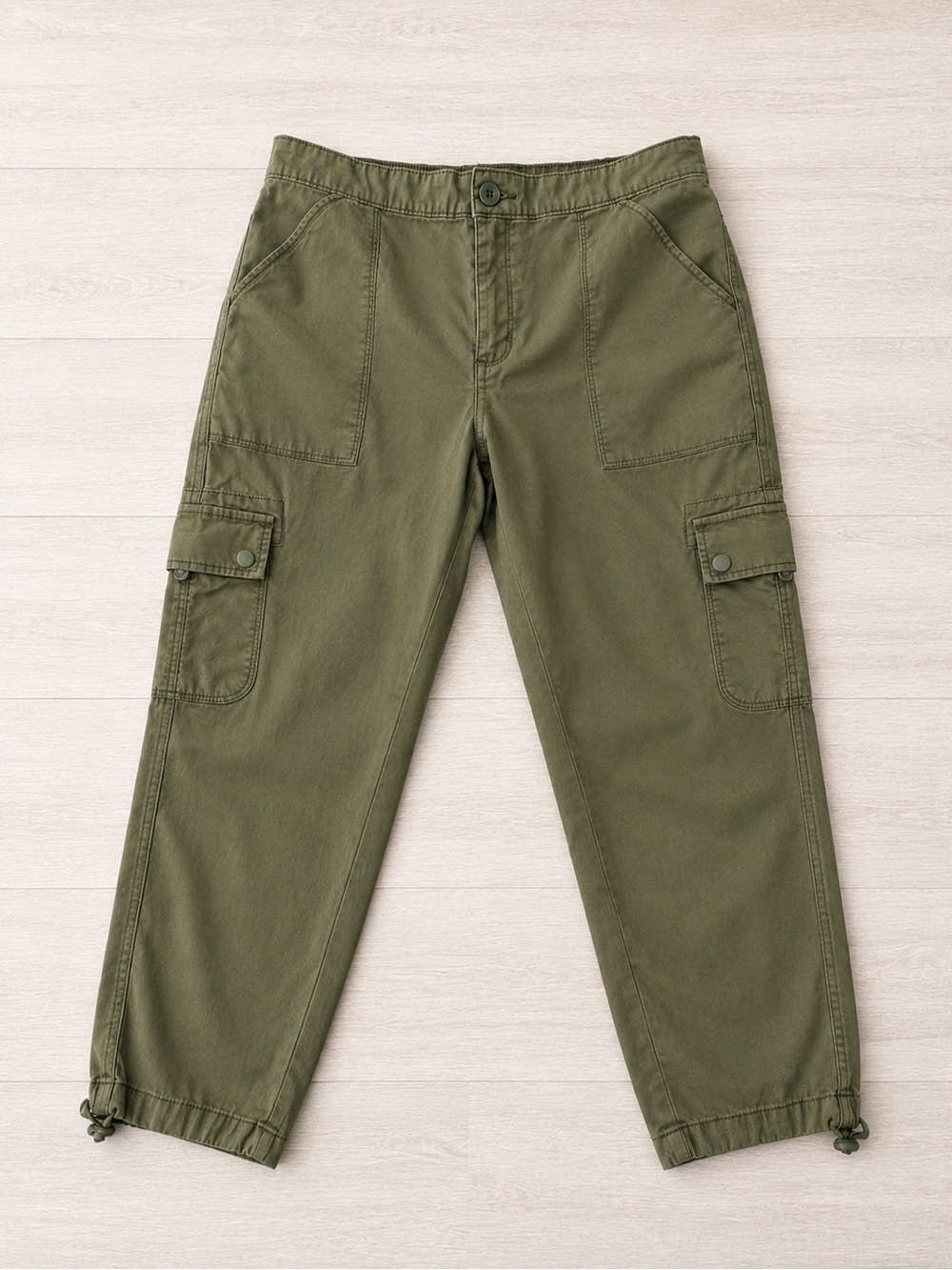 Social Standard By Sanctuary Olive Cargo Jogger Pants Size Large
